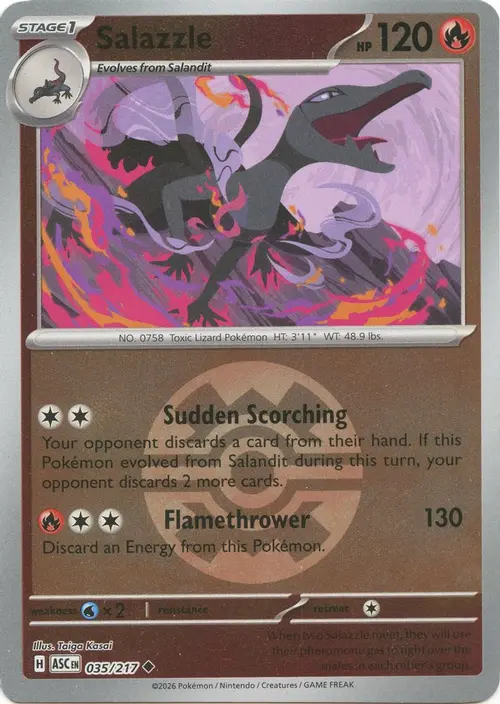 Salazzle - 035/217 (Quick Ball) card art