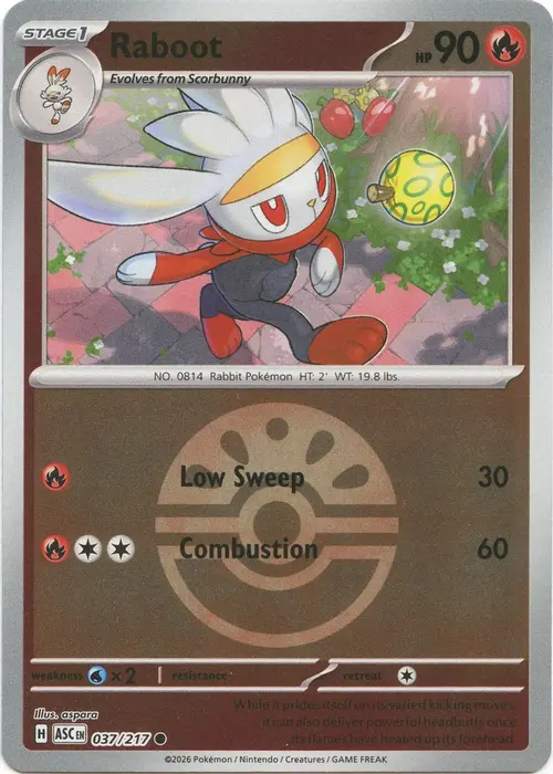 Raboot (Friend Ball) card art