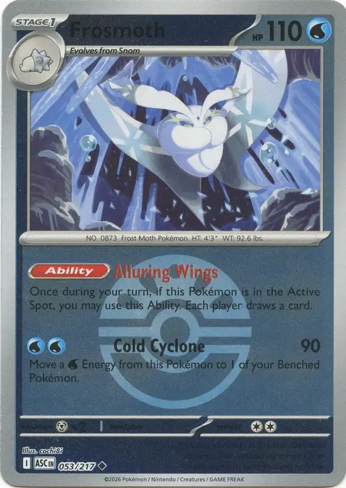 Frosmoth (Friend Ball) card art