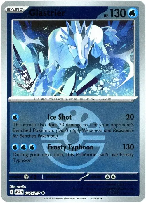 Glastrier (Friend Ball) card art