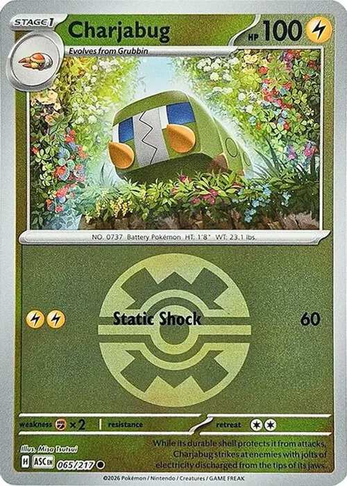 Charjabug (Quick Ball) card art