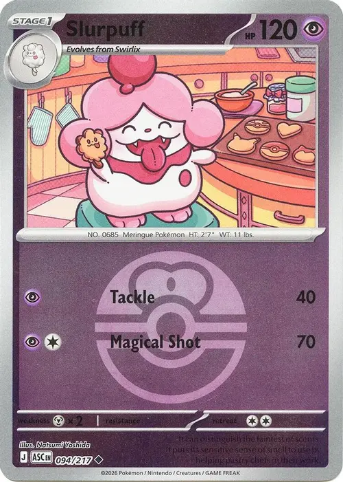 Slurpuff - 094/217 (Love Ball) card art