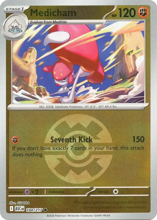 Medicham - 104/217 (Quick Ball) card art