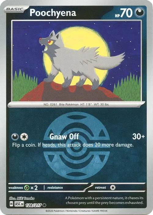 Poochyena (Dusk Ball) card art
