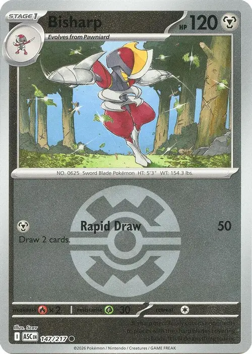 Bisharp (Quick Ball) card art