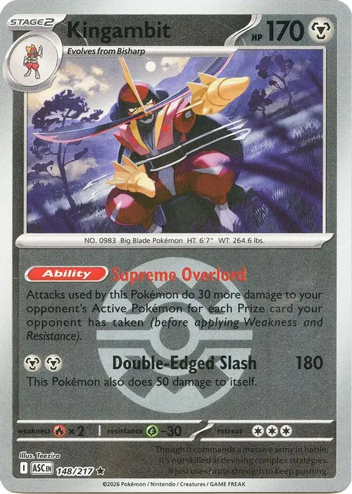 Kingambit (Quick Ball) card art