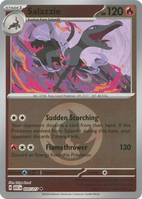 Salazzle - 035/217 (Energy Symbol Pattern) card art