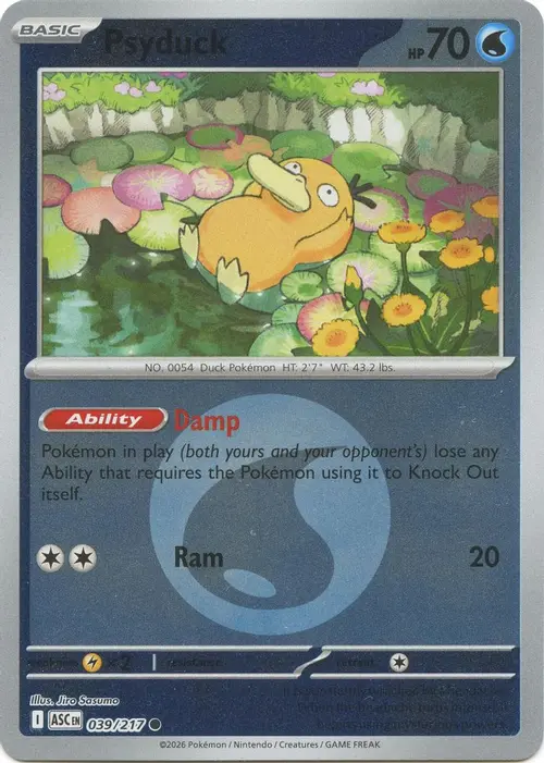 Psyduck - 039/217 (Energy Symbol Pattern) card art
