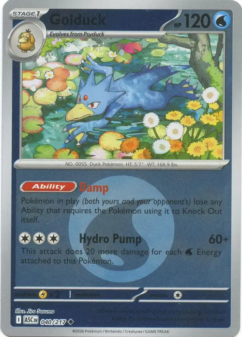 Golduck (Energy Symbol Pattern) card art