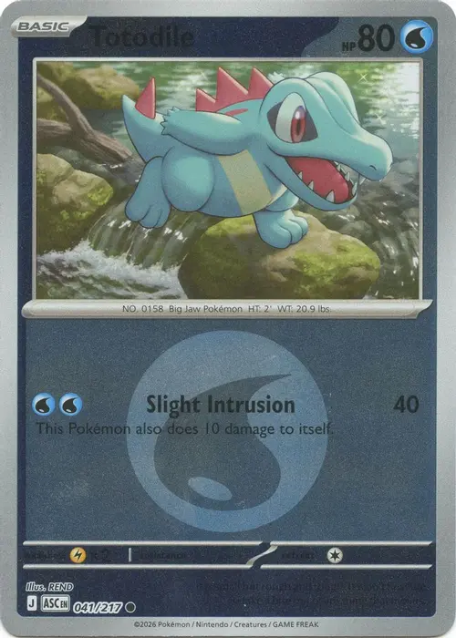 Totodile (Energy Symbol Pattern) card art