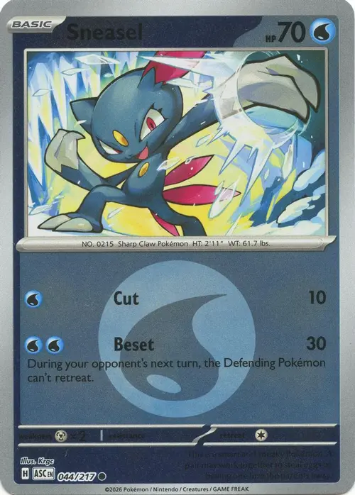 Sneasel (Energy Symbol Pattern) card art