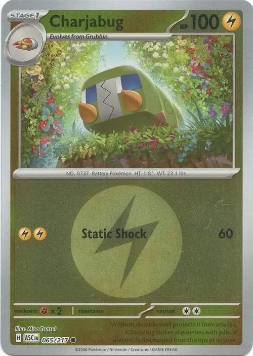 Charjabug (Energy Symbol Pattern) card art