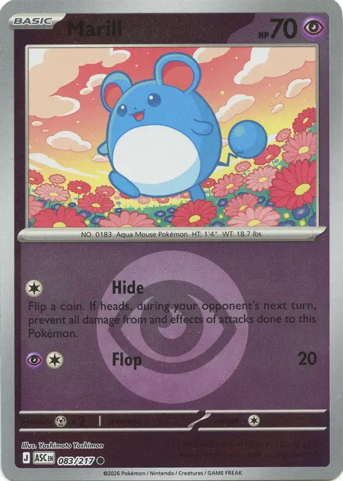 Marill - 083/217 (Energy Symbol Pattern) card art