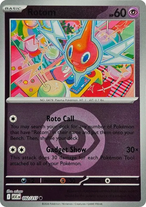 Rotom (Energy Symbol Pattern) card art
