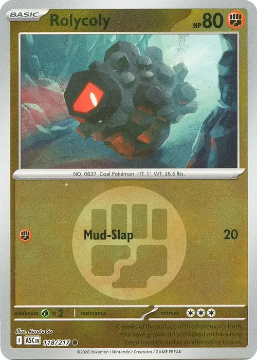 Rolycoly (Energy Symbol Pattern) card art