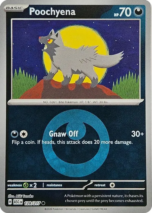Poochyena (Energy Symbol Pattern) card art