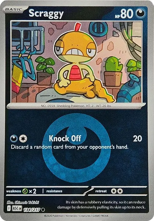 Scraggy (Energy Symbol Pattern) card art