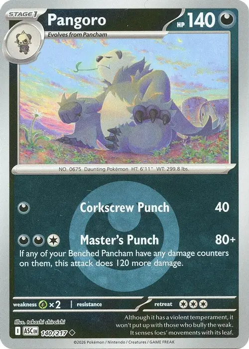 Pangoro (Energy Symbol Pattern) card art