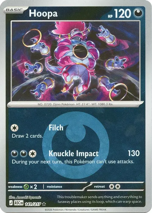 Hoopa (Energy Symbol Pattern) card art