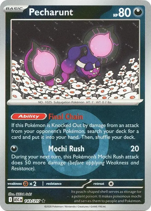 Pecharunt (Energy Symbol Pattern) card art