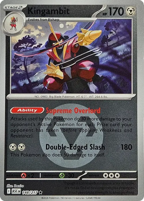 Kingambit (Energy Symbol Pattern) card art
