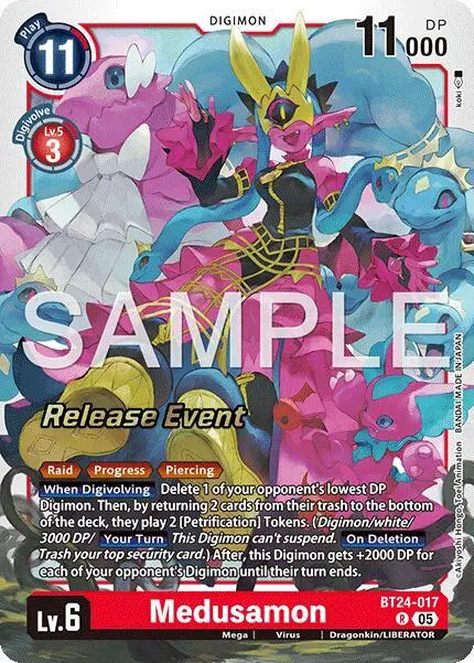 Medusamon card art