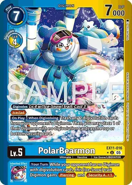 PolarBearmon (Limited Foil) card art