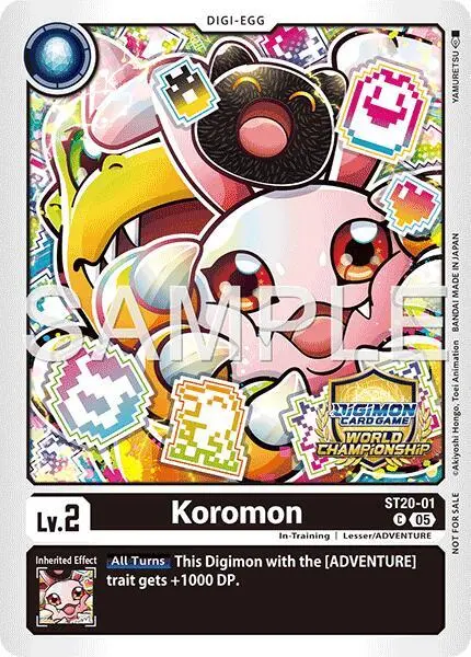 Koromon (World Championship 26–27 Regionals Season 1) card art