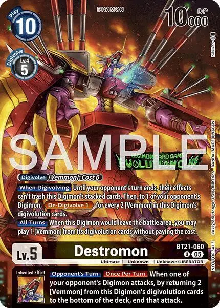 Destromon (Evolution Cup 2026 Vol. 1 Participant) card art