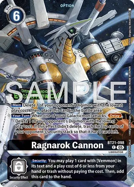 Ragnarok Cannon (Evolution Cup 2026 Vol. 1 Top 4) card art