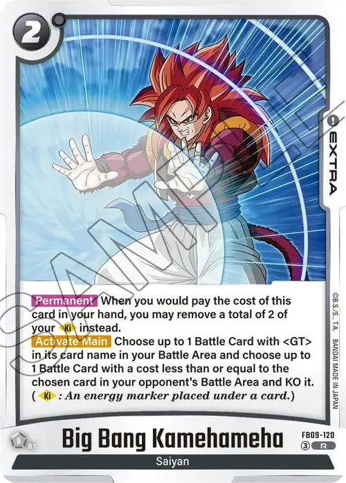 Big Bang Kamehameha card art