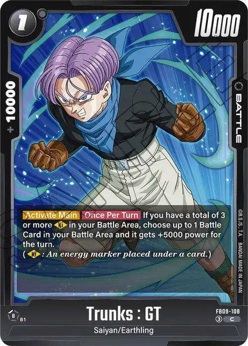Trunks : GT card art