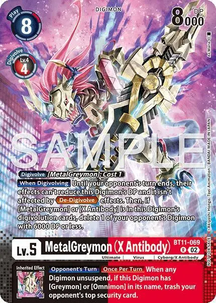 MetalGreymon (X Antibody) (Event Pack 9) card art