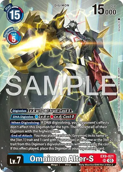 Omnimon Alter-S (Event Pack 9) card art