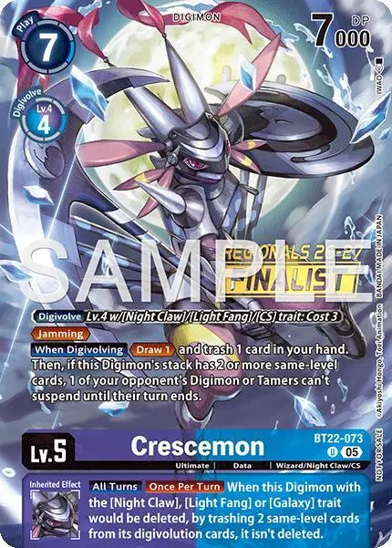 Crescemon (Regionals 26-27 Season 1 Finalist) card art