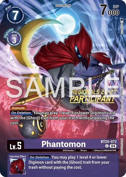 Phantomon (Regionals 26-27 Season 1 Participant) card art