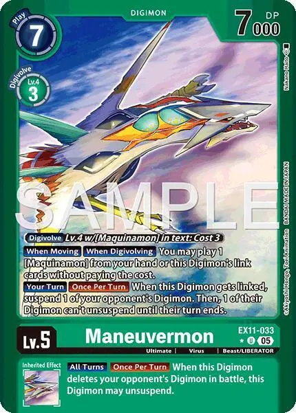 Maneuvermon (Limited Foil) card art