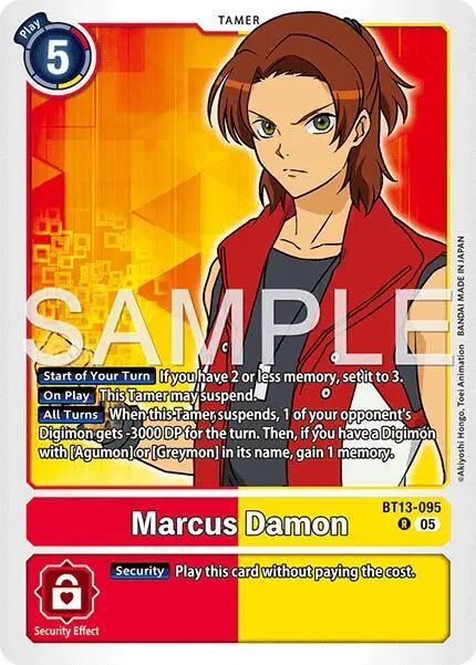 Marcus Damon - BT13-095 (Reprint) card art