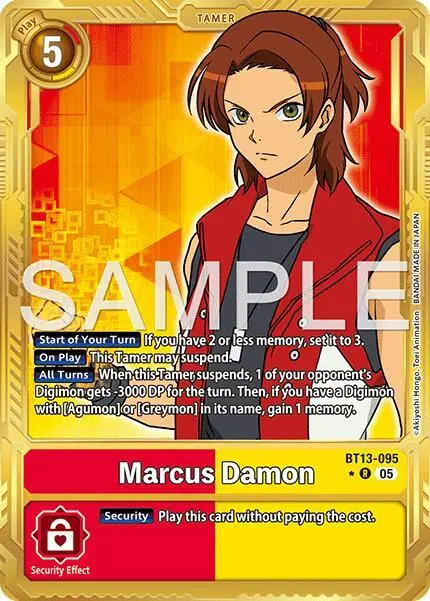 Marcus Damon - BT13-095 (Gold Border) card art