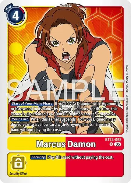 Marcus Damon - BT12-092 (Reprint) card art