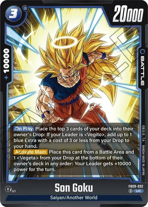 Son Goku card art