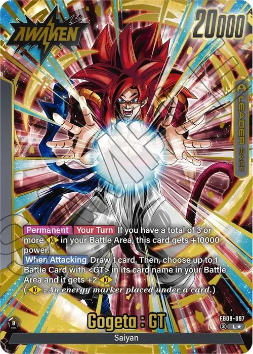 Gogeta : GT (Alternate Art) card art