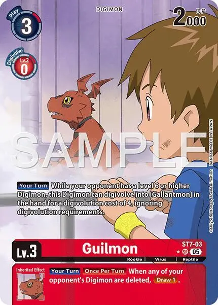 Guilmon - ST7-03 (Alternate Art) card art