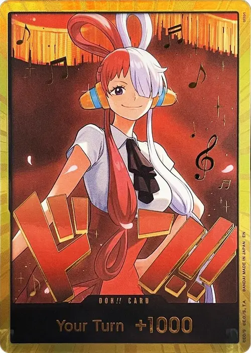 DON!! Card (Uta) (Gold) card art