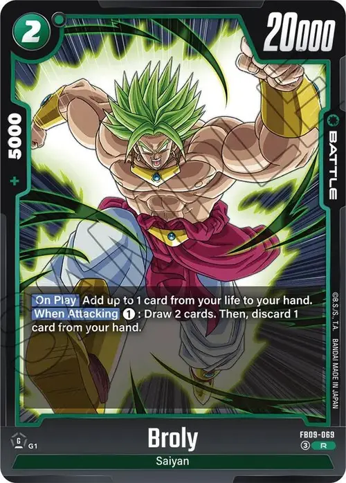 Broly card art