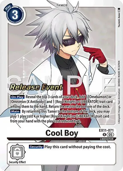 Cool Boy card art