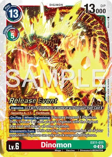 Dinomon card art