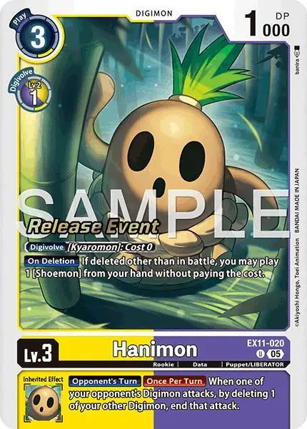 Hanimon card art