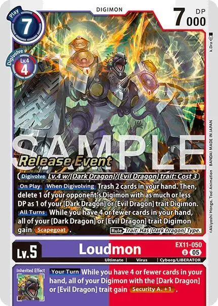 Loudmon card art