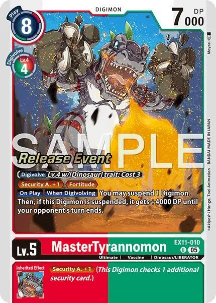 MasterTyrannomon card art